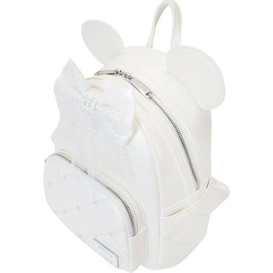 MOCHILA IRIDESCENT WEDDING MINNIE MOUSE DISNEY LOUNGEFLY 26CM image 1