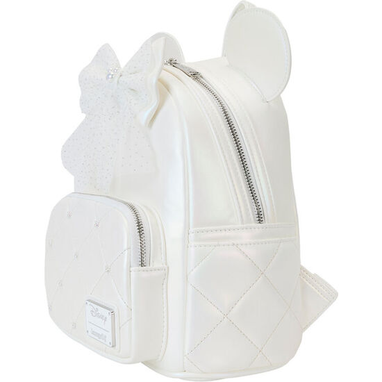 MOCHILA IRIDESCENT WEDDING MINNIE MOUSE DISNEY LOUNGEFLY 26CM image 2