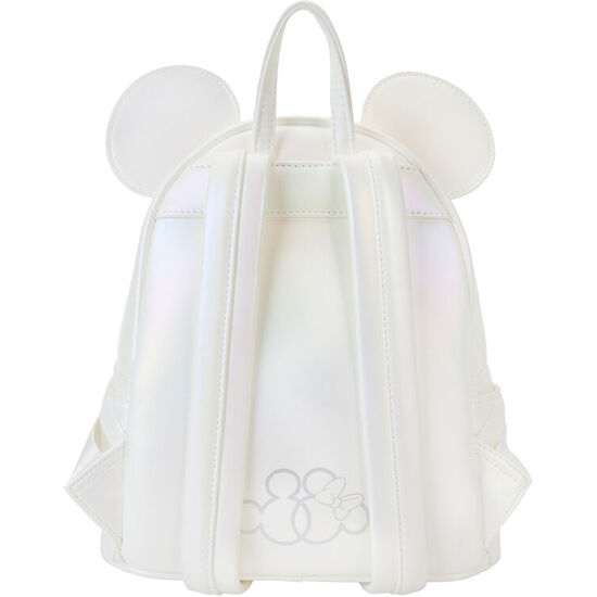 MOCHILA IRIDESCENT WEDDING MINNIE MOUSE DISNEY LOUNGEFLY 26CM image 3