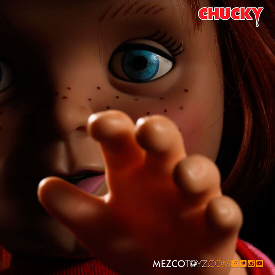 FIGURA ARTICULADA PARLANTE MUÑECO DIABOLICO CHUCKY 38CM image 2