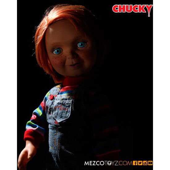 FIGURA ARTICULADA PARLANTE MUÑECO DIABOLICO CHUCKY 38CM image 3