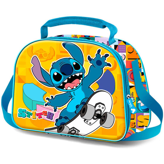 BOLSA PORTAMERIENDAS 3D SKATER STITCH DISNEY image 0