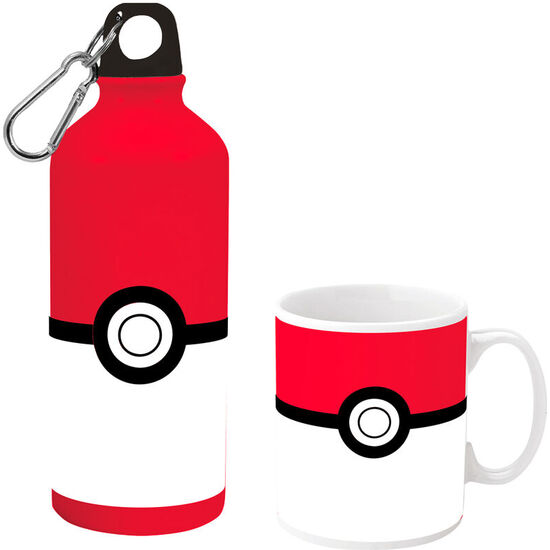 SET CANTIMPLORA ALUMINIO + TAZA CERAMICA POKEMON image 1