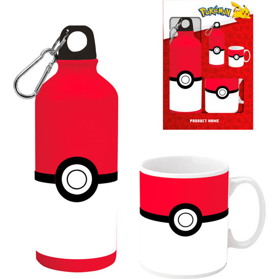 SET CANTIMPLORA ALUMINIO + TAZA CERAMICA POKEMON image 2