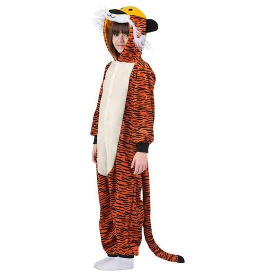 DISFRAZ TIGRE TALLA UNICA CHILD (KIGURUMI CON CAPUCHA Y COLA) image 1