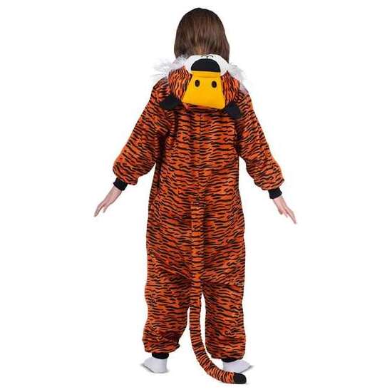 DISFRAZ TIGRE TALLA UNICA CHILD (KIGURUMI CON CAPUCHA Y COLA) image 3