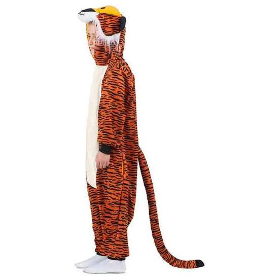 DISFRAZ TIGRE TALLA UNICA CHILD (KIGURUMI CON CAPUCHA Y COLA) image 4