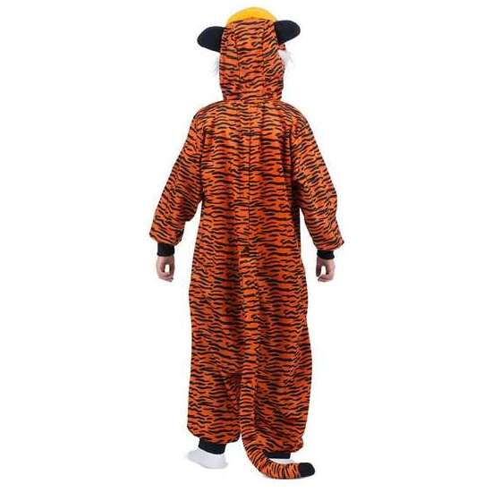 DISFRAZ TIGRE TALLA UNICA CHILD (KIGURUMI CON CAPUCHA Y COLA) image 5