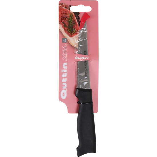 CUCHILLO CARNE FRANCÉS SIERRA 11CM NEGRO image 1