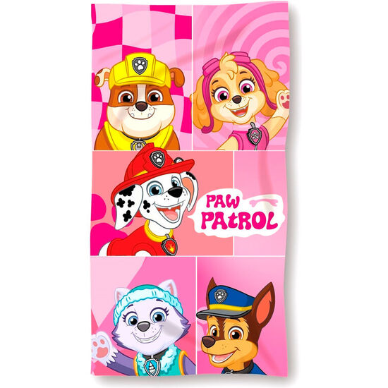 TOALLA PATRULLA CANINA PAW PATROL MICROFIBRA image 0
