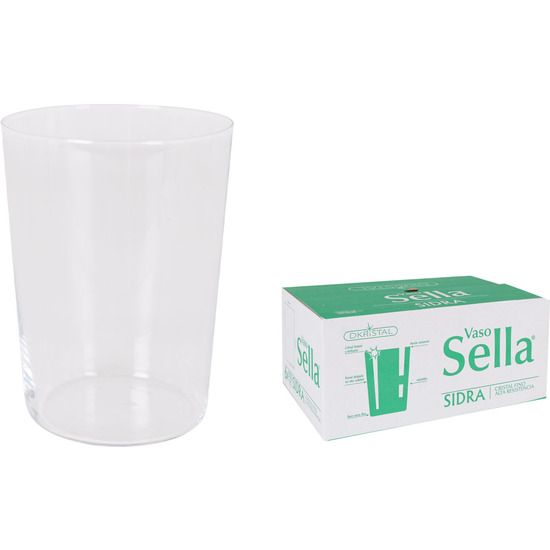 Æ SET 6 VASOS SIDRA SELLA 500ML DKRISTAL image 0