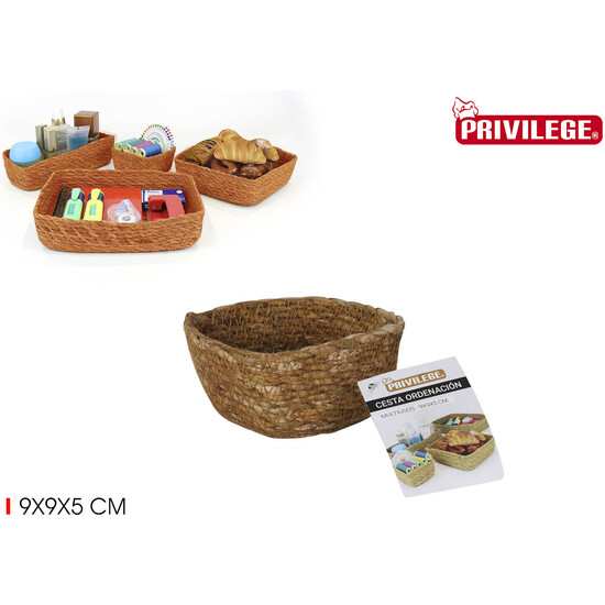 CESTA ORDENACION SEAGRASS 9X9X5CM PRIVILEGE image 1