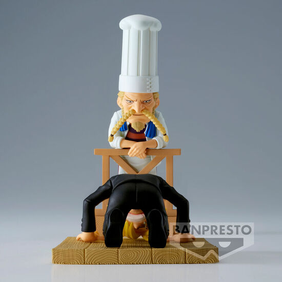 FIGURA WORLD COLLECTABLE SANJI & ZEFF 2 WCF LOG SERIES ONE PIECE 8CM image 3