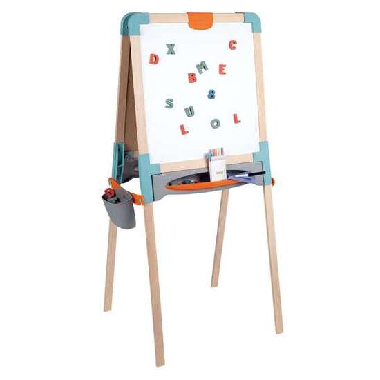 PIZARRA DE MADERA DE DOBLE CARA. INCLUYE 80 ACCESORIOS 120X55X50 CM image 1