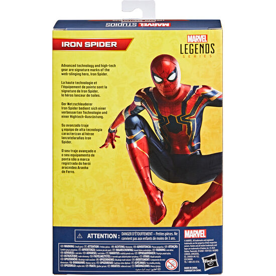 FIGURA IRON SPIDER LEGENDS SERIES MARVEL 15CM image 3