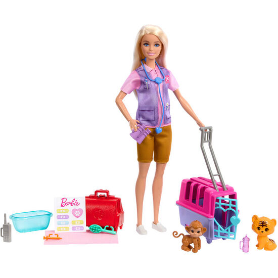 MUÑECA RESCATADORA Y LIBERADORA DE ANIMALES BARBIE image 1
