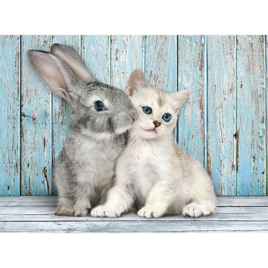 PUZZLE GATO Y CONEJO 500PZS image 0