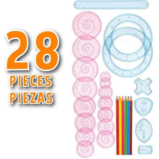 SET DE DIBUJO MOLTO GRAPHICS CON 28 ACCESORIOS. 124X60X1 CM image 1