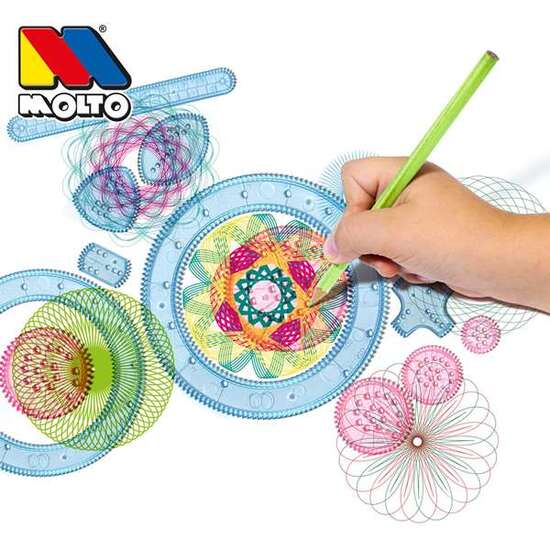 SET DE DIBUJO MOLTO GRAPHICS CON 28 ACCESORIOS. 124X60X1 CM image 2