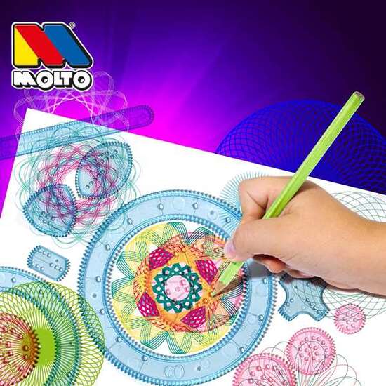 SET DE DIBUJO MOLTO GRAPHICS CON 28 ACCESORIOS. 124X60X1 CM image 3