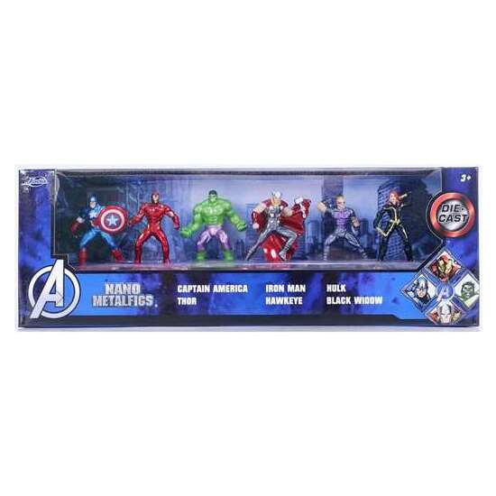 AVENGERS DIORAMA PACK 6 FIGURAS 4 CM image 0