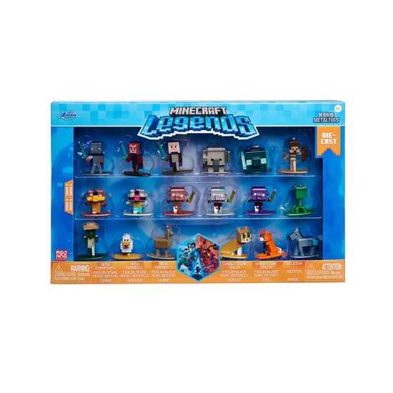 SET NANOFIGURAS MINECRAFT LEGENDS 4 CM W9 image 0