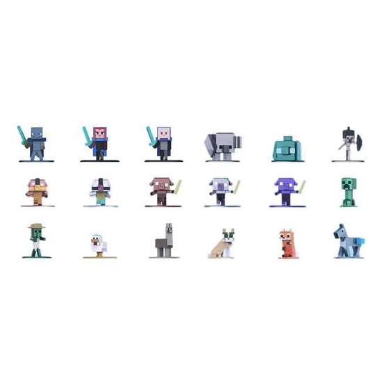 SET NANOFIGURAS MINECRAFT LEGENDS 4 CM W9 image 3