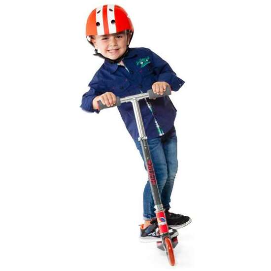 PATINETE 2 RUEDAS PLEGABLE ROJO. ALTURA CON DOS POSICONES 72-77 CM SOPORTA 50 KG image 3