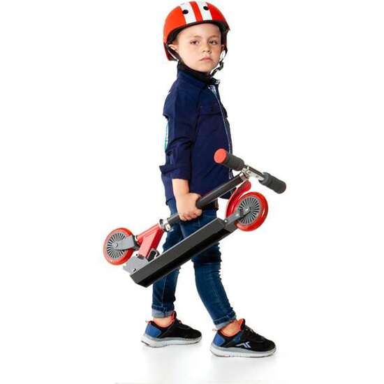 PATINETE 2 RUEDAS PLEGABLE ROJO. ALTURA CON DOS POSICONES 72-77 CM SOPORTA 50 KG image 5
