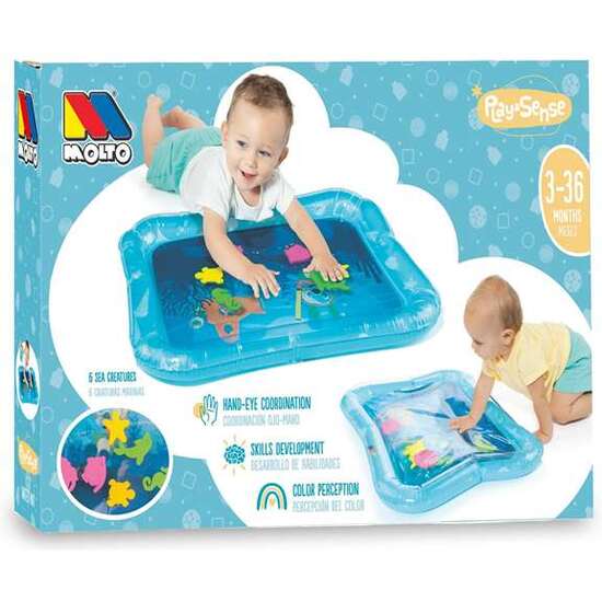 TAPIZ ACTIVIDADES AGUA. INCLUYE 6 FIGURAS  MASRINAS. 80X28X82 CM image 0