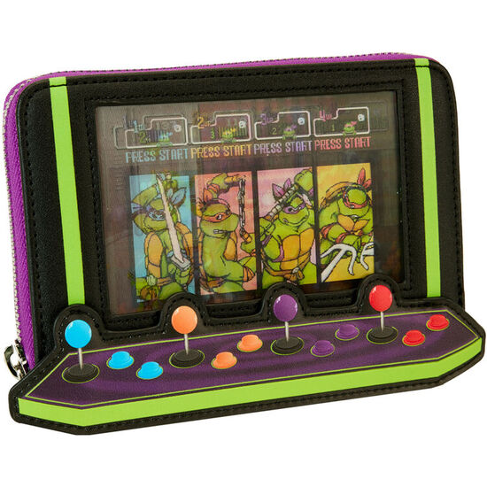 CARTERA VINTAGE ARCADE 40TH ANNIVERSARY TORTUGAS NINJA LOUNGEFLY image 1