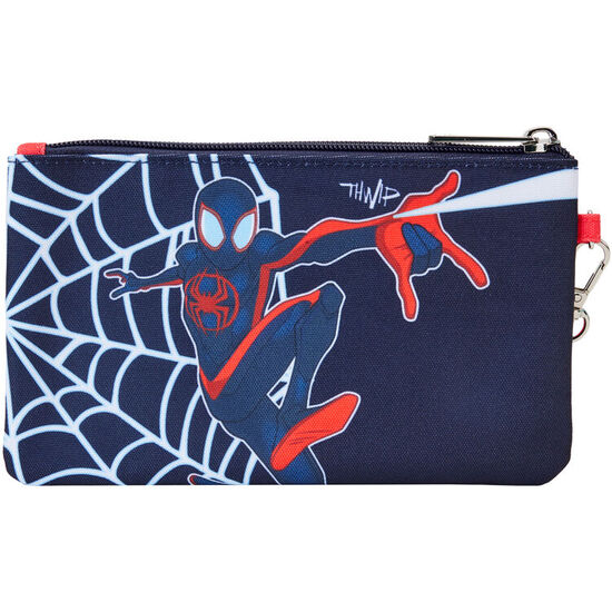 CARTERA NYLON TRAJE MILES MORALES SPIDER-VERSE MARVEL LOUNGEFLY image 2