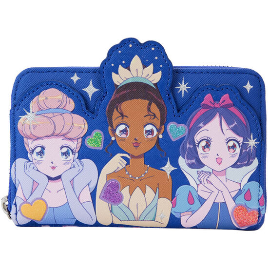 CARTERA MANGA STYLE PRINCESAS DISNEY LOUNGEFLY image 0