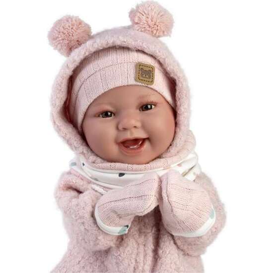 MUÑECA TALA RECIEN NACIDA SONRISAS. INCLUYE CHUPETE. 44CM image 3