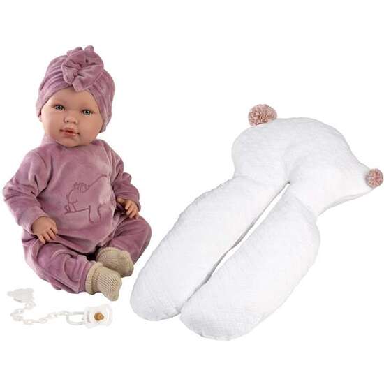 MUÑECA ABRIL LLORONA CON CHICHONERA 42CM image 1