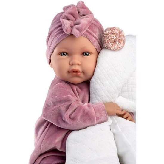 MUÑECA ABRIL LLORONA CON CHICHONERA 42CM image 3