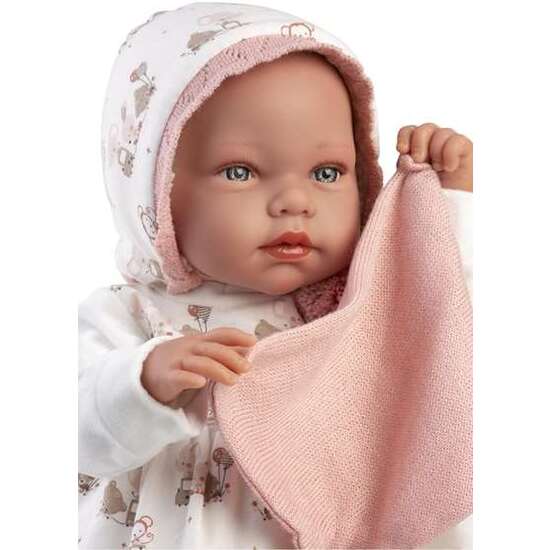 MUÑECA LLORONA TALA RECIEN NACIDA. INCLUYE CHUPETE. 44CM image 2