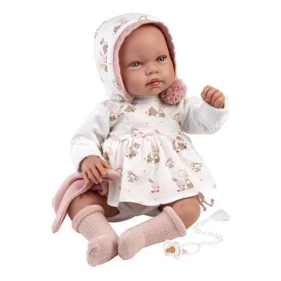 MUÑECA LLORONA TALA RECIEN NACIDA. INCLUYE CHUPETE. 44CM image 3
