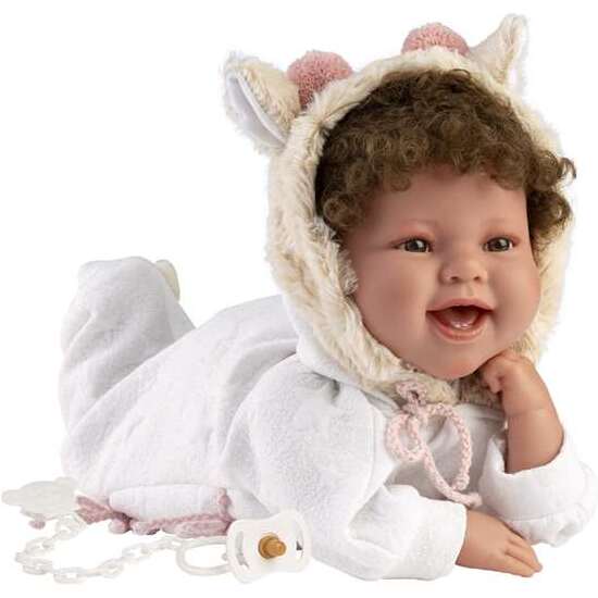 MUÑECA TALA RECIEN NACIDA SONRISAS INCLUYE CHUPETE. 44 CM image 4