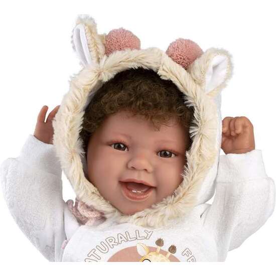 MUÑECA TALA RECIEN NACIDA SONRISAS INCLUYE CHUPETE. 44 CM image 5