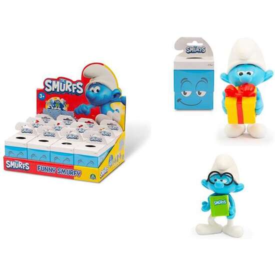 FIGURA SORPRESA PITUFOS DIVERTIDOS 8 CM  - MODELOS SURTIDOS image 1