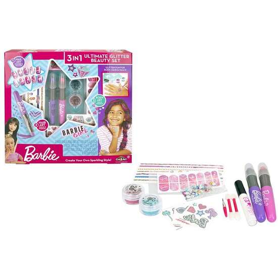 SET DE BELLEZA SPARKLING 3 EN 1 CON MANICURA, DECORACIÓN DE PELO Y CUERPO image 0