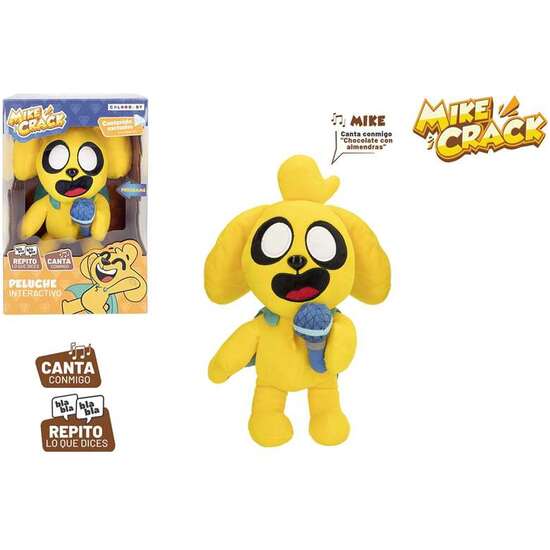 PELUCHE INTERACTIVO MIKE CRACK 29 CM ¡REPITE LO QUE DICES! image 0