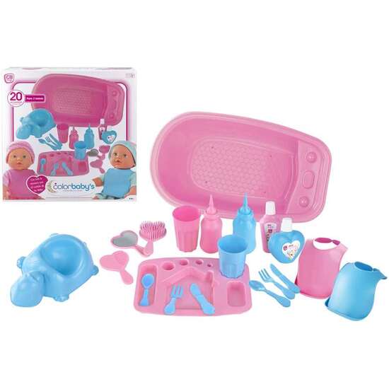 BAÑERA BEBE CON 20 ACCESORIOS image 0