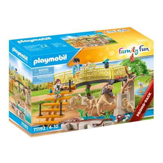 LEONES CON RECINTO EXTERIOR PLAYMOBIL FAMILY FUN image 0