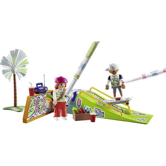 SKATEPARK PLAYMOBIL COLOR image 1