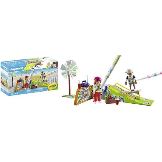 SKATEPARK PLAYMOBIL COLOR image 2