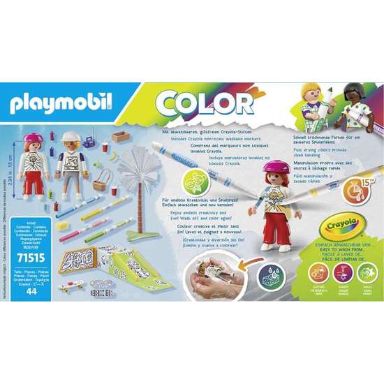 SKATEPARK PLAYMOBIL COLOR image 3