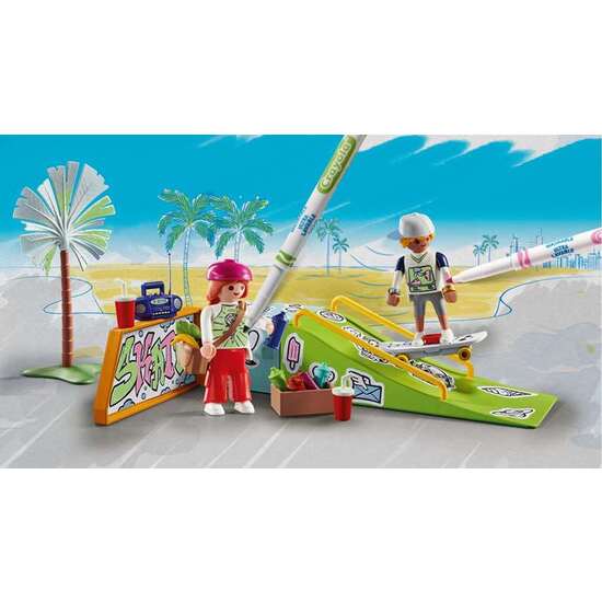 SKATEPARK PLAYMOBIL COLOR image 4