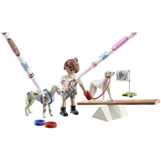 ADIESTRAMIENTO DE PERROS PLAYMOBIL COLOR image 1